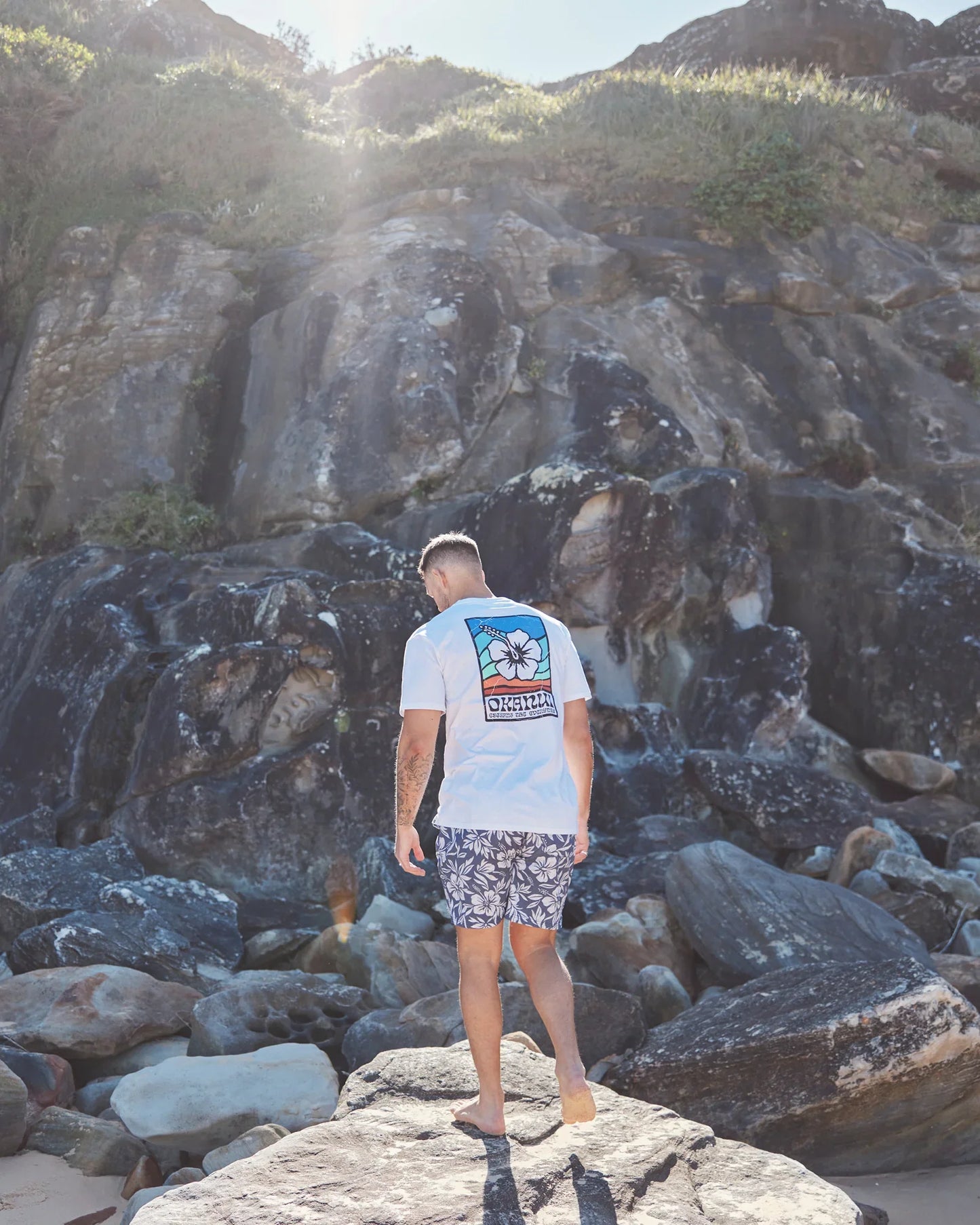 Mens - T-Shirt - Soundwave - White
