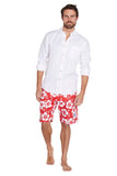 Mens - Classic Shorts - Hibiscus Red
