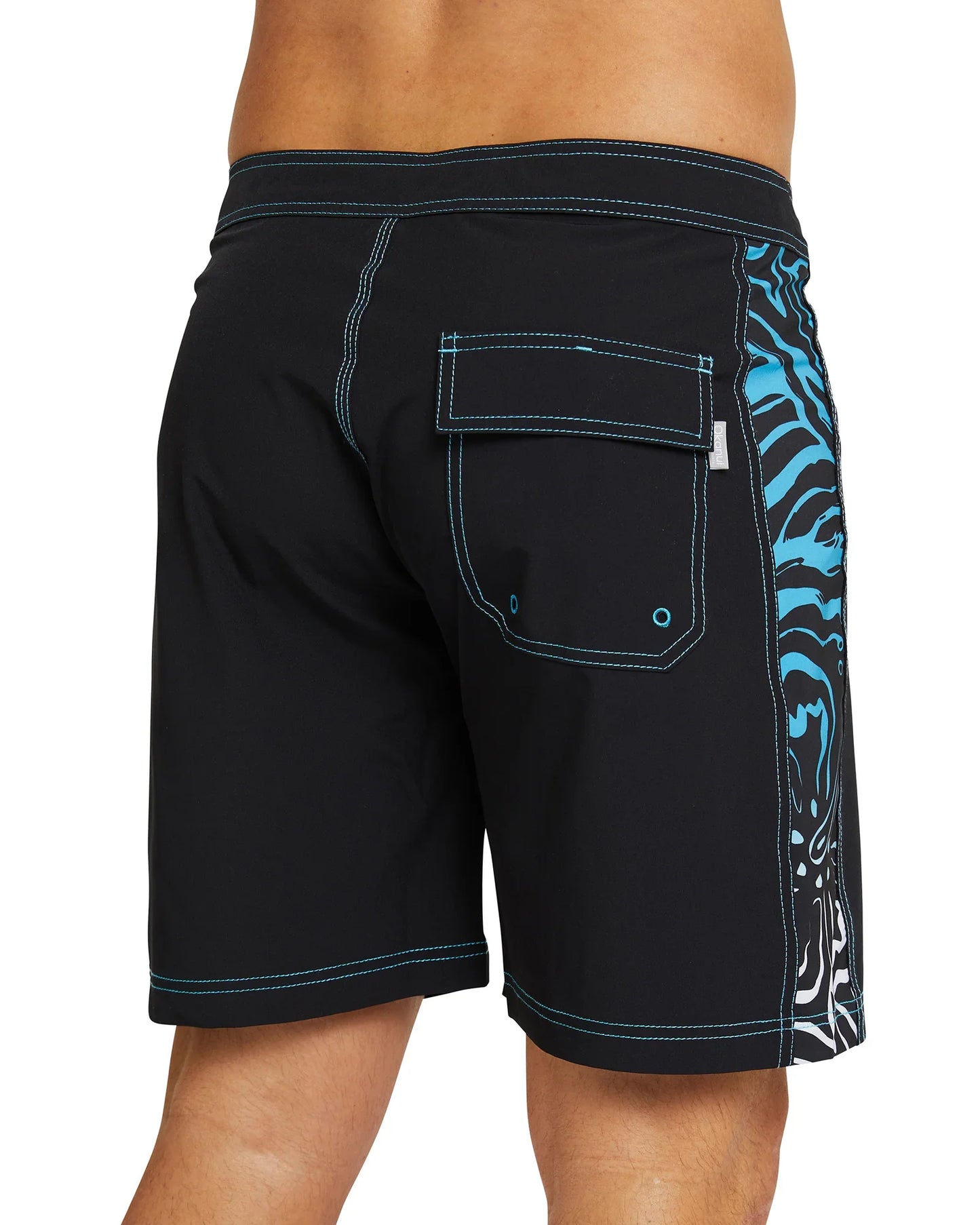 Mens - Boardrider Boardshort - Whirlpool - Black