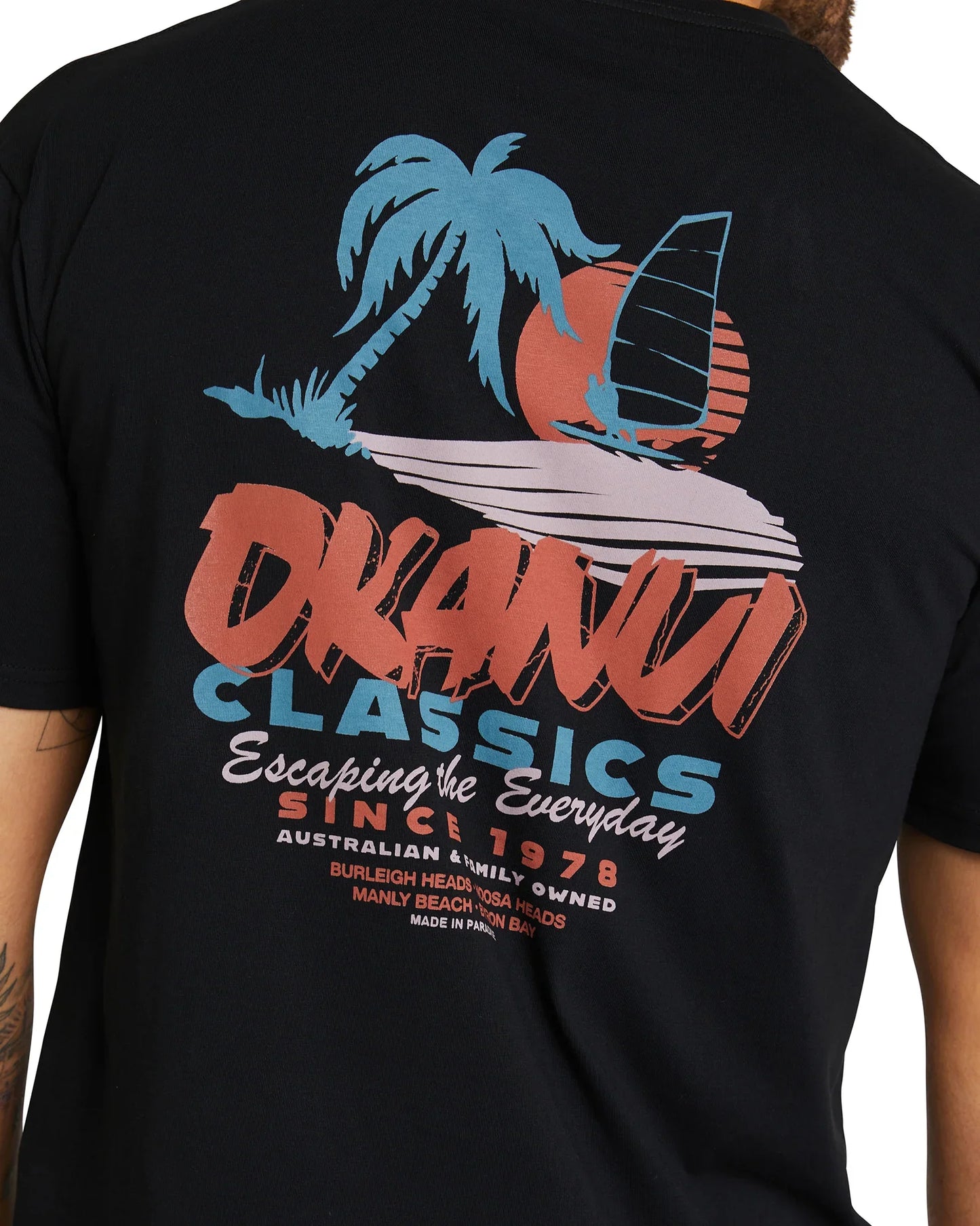 Mens - T-Shirt - Horizons - Black