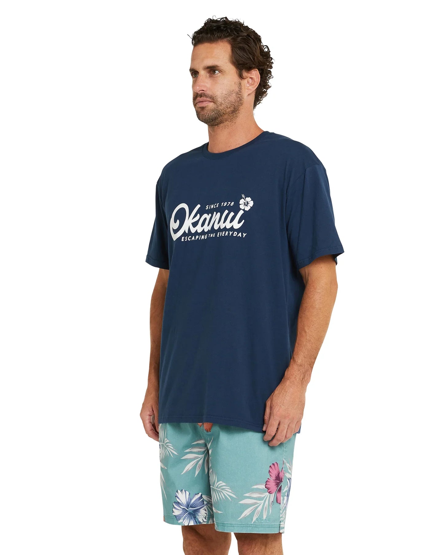 Mens - T's - Old Staple - Navy