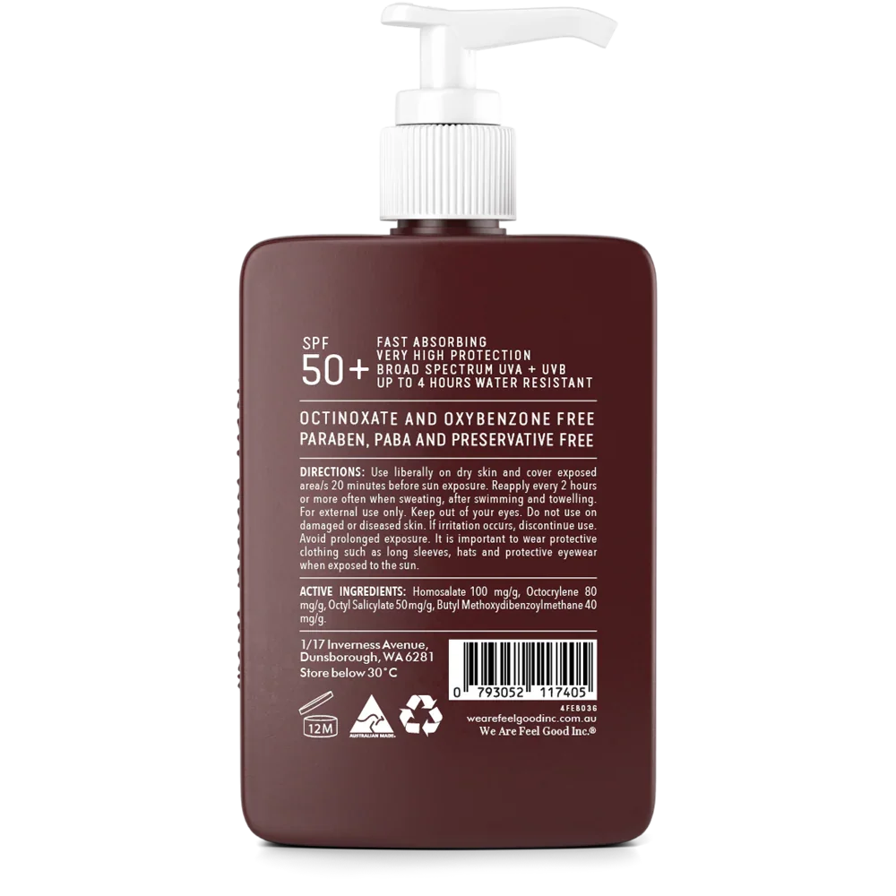 We Are Feel Good - Coconut Sunscreen Lotion SPF50+ (400mL)