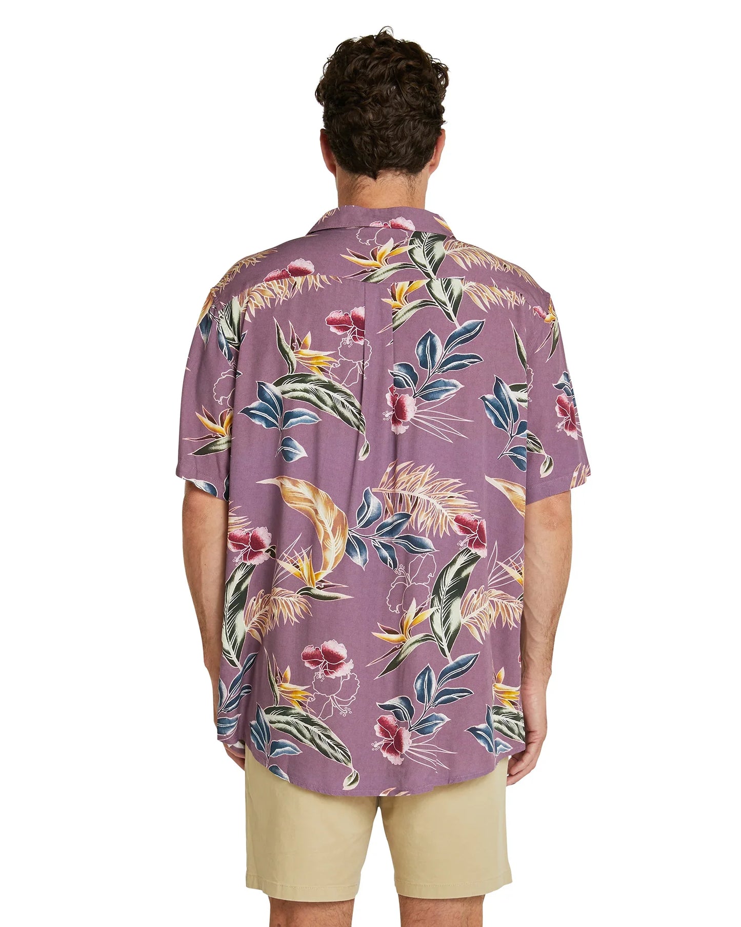 Mens - Aloha Short Sleeve Shirt - Purple Haze - Grape