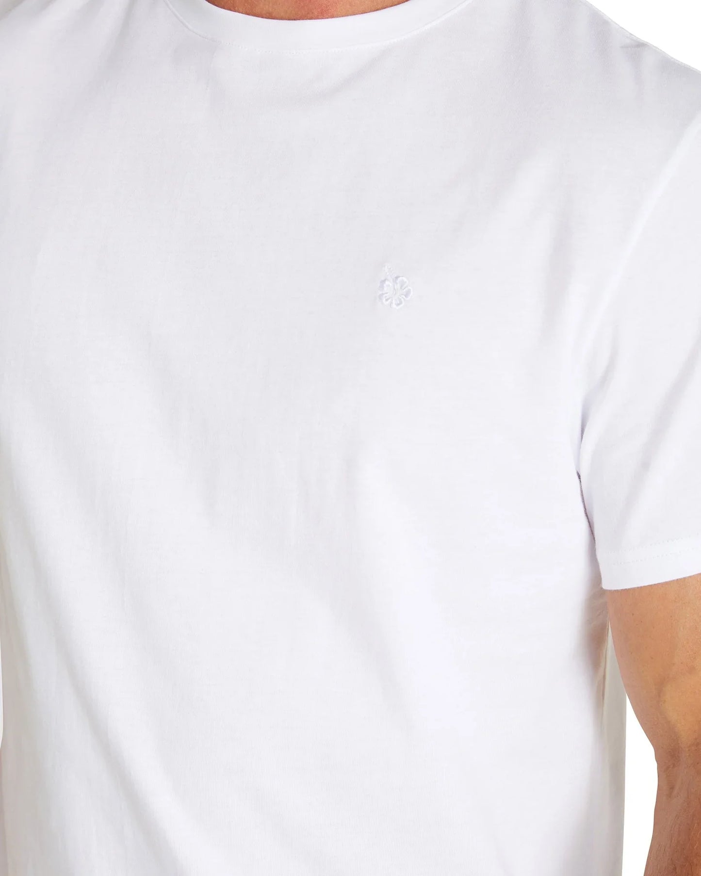 Mens - T-Shirt - Staple - White Tonal