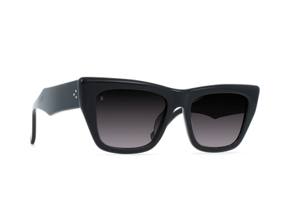 RAEN - Sunglasses - MARZA - Crystal Black / Nimbus Mirror - 53