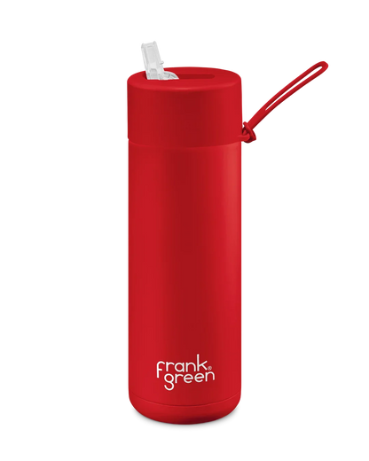 Frank Green - Drink Bottle - 20 oz - Reusable Bottle - Atomic Red