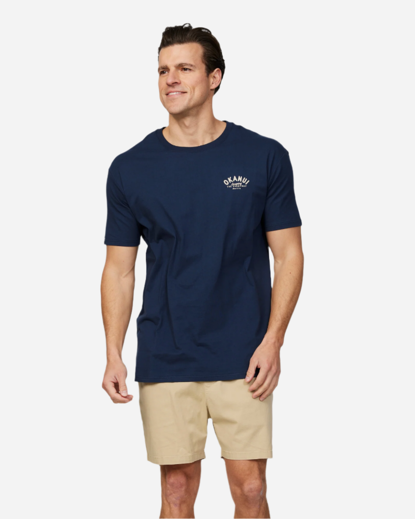 Mens - T-Shirt - Destination Lockup Tee - Navy - Darwin