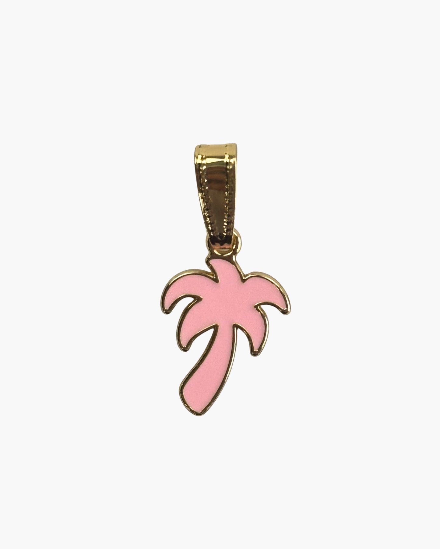 Palm Tree Charm - Pale Pink