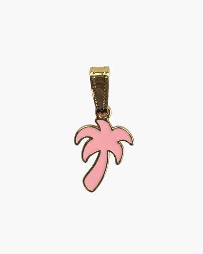 Palm Tree Charm - Pale Pink