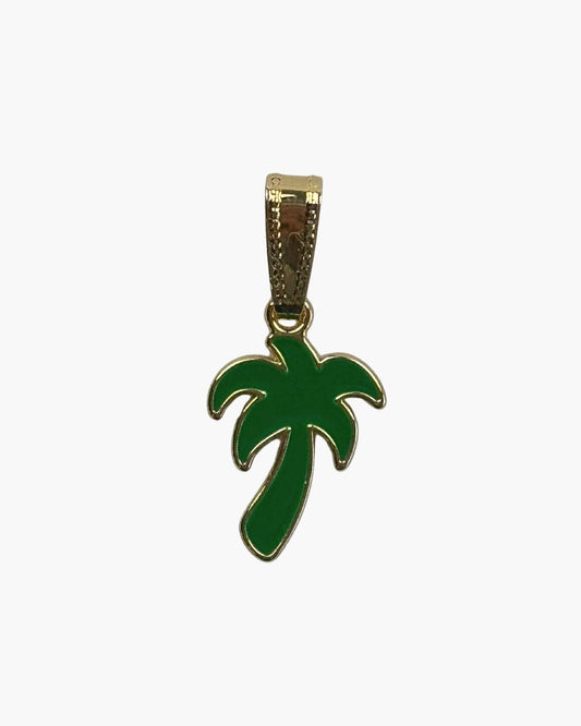 Palm Tree Charm - Emerald