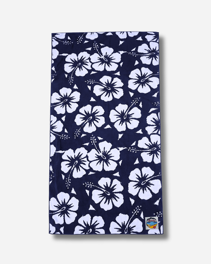 Sandfree Classic Adventure Towel - Navy White