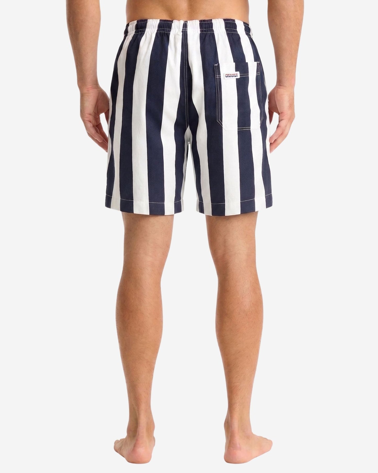 Mens Classic Short Short - Stripe Navy