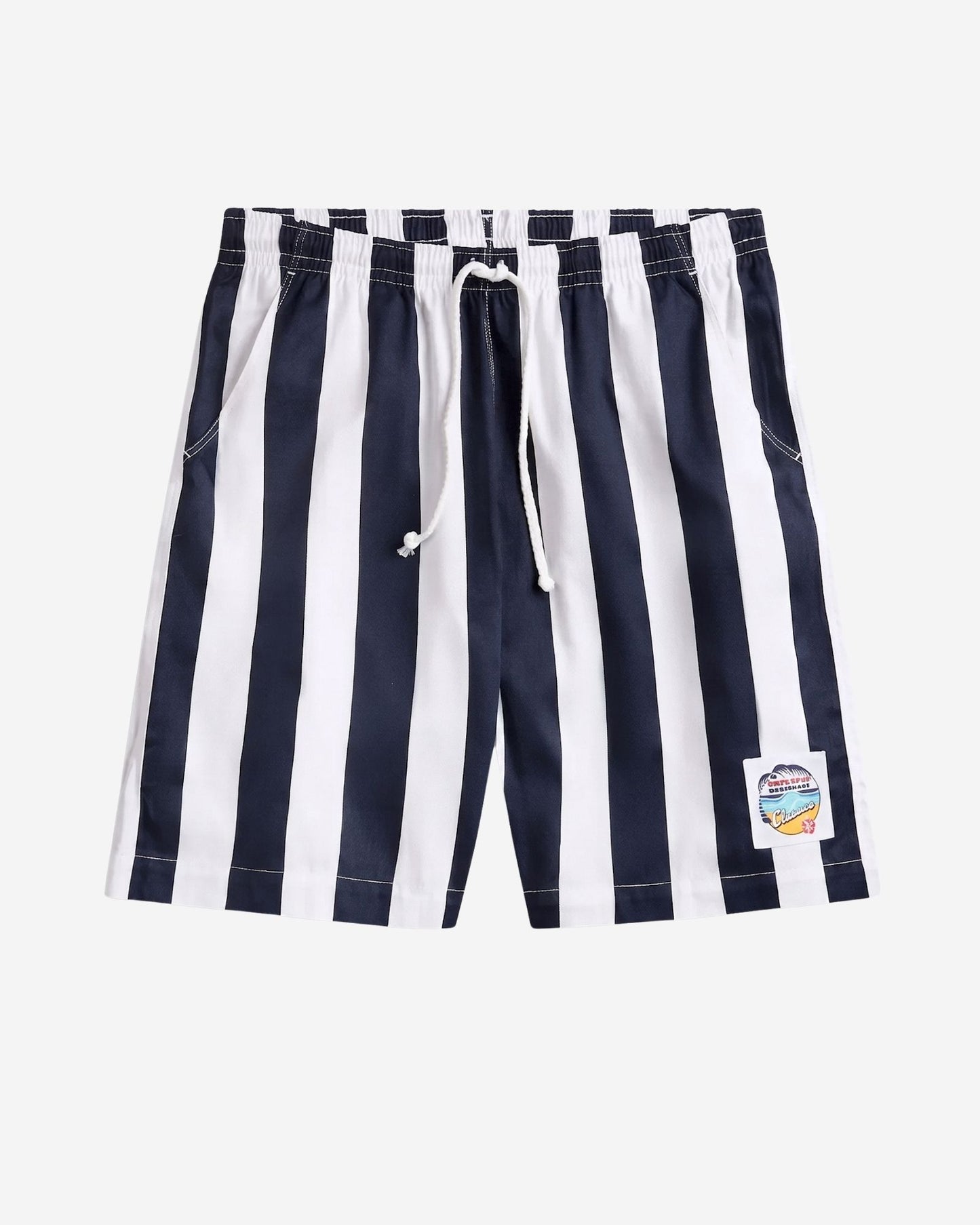 Mens Classic Short Short - Stripe Navy