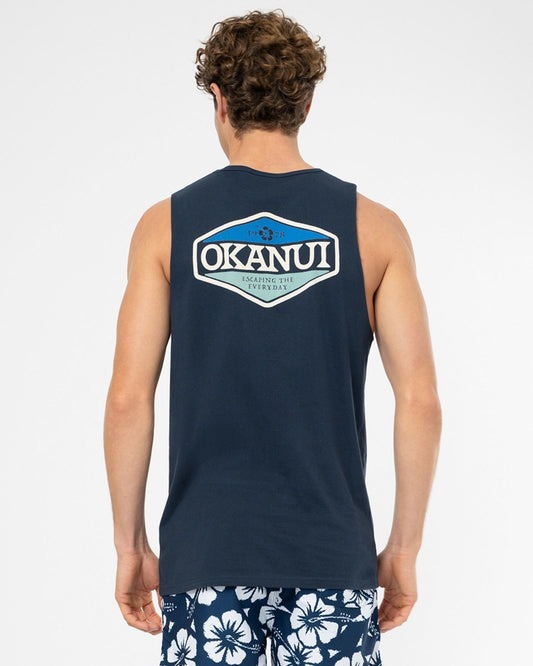 Mens Paragon Tank - Navy Blue