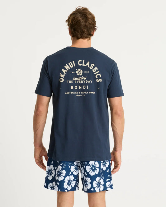 Destination Lockup T'Shirt - Bondi Navy