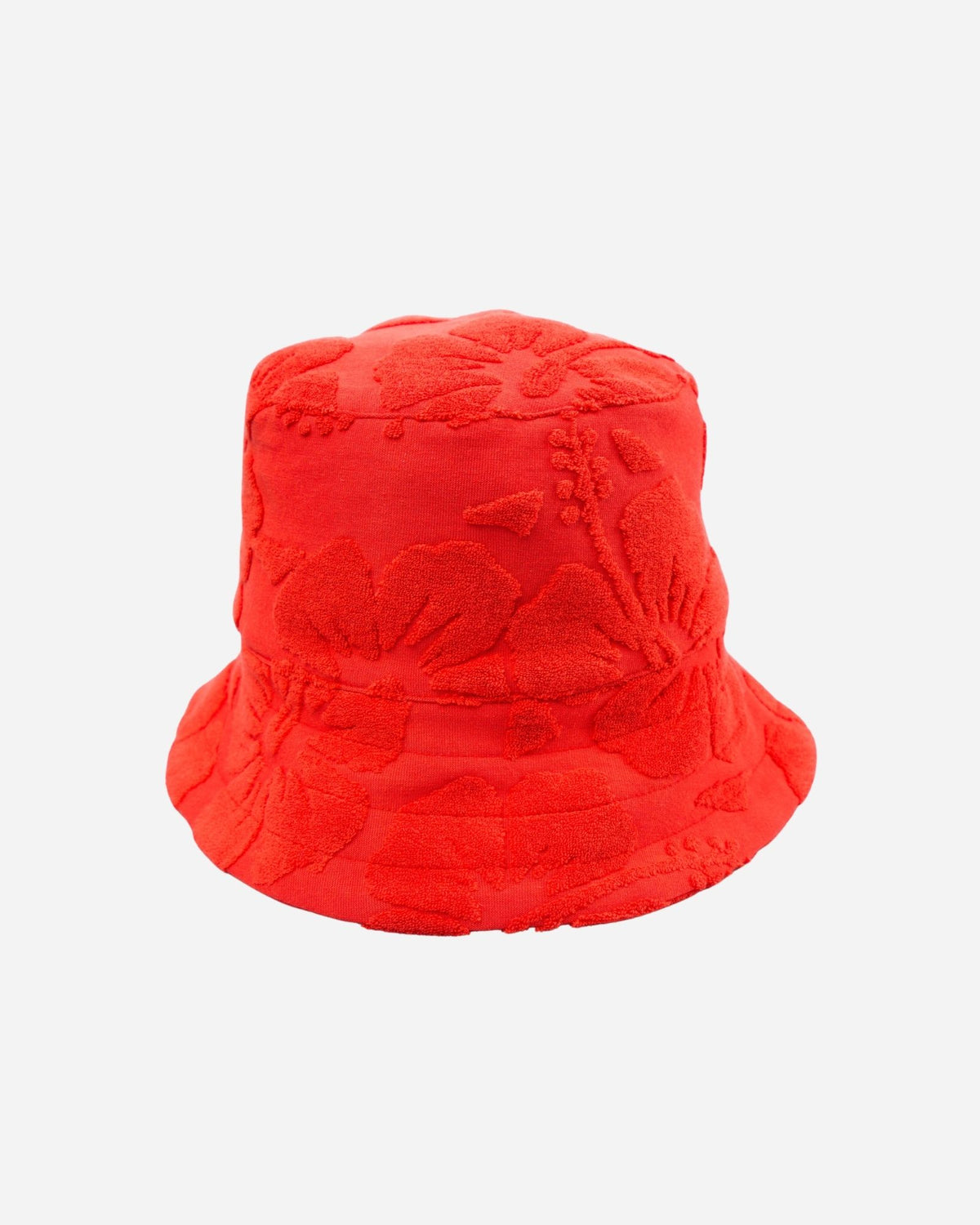 Weekend Terry Bucket Hat- Hibiscus Flame