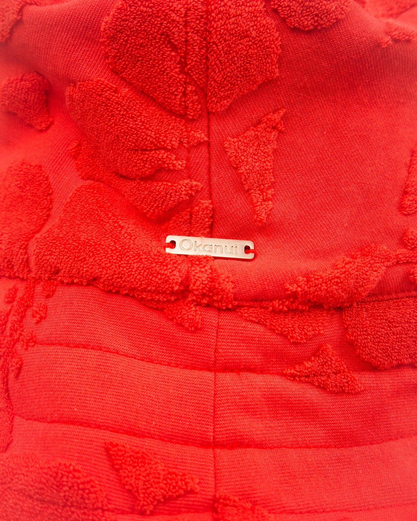 Weekend Terry Bucket Hat- Hibiscus Flame