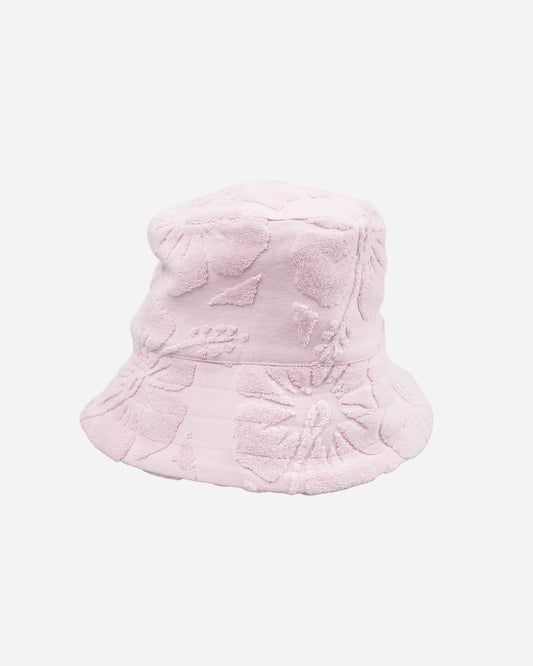 Weekend Terry Bucket Hat  - Hibiscus Pale Pink