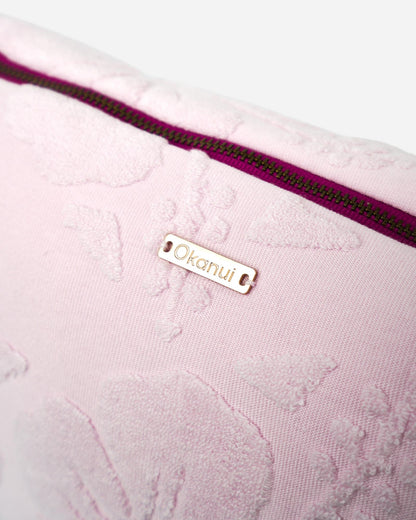 Weekend Terry Cosmetic Bag - Hibiscus Pale Pink