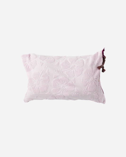 Weekend Terry Beach Pillow - Hibiscus Pale Pink