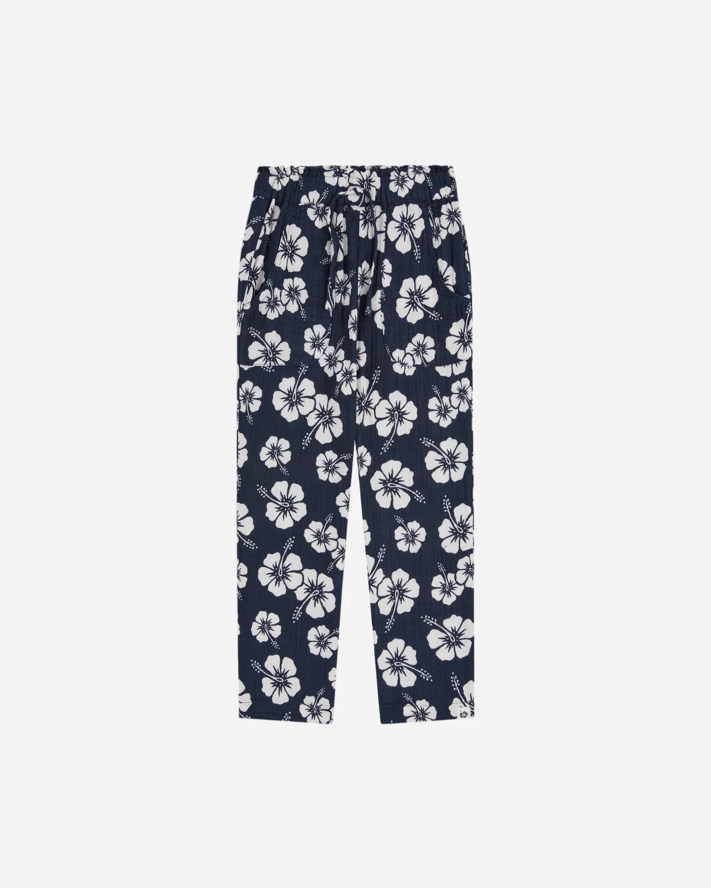 Papergirl Pant - Hibiscus Navy
