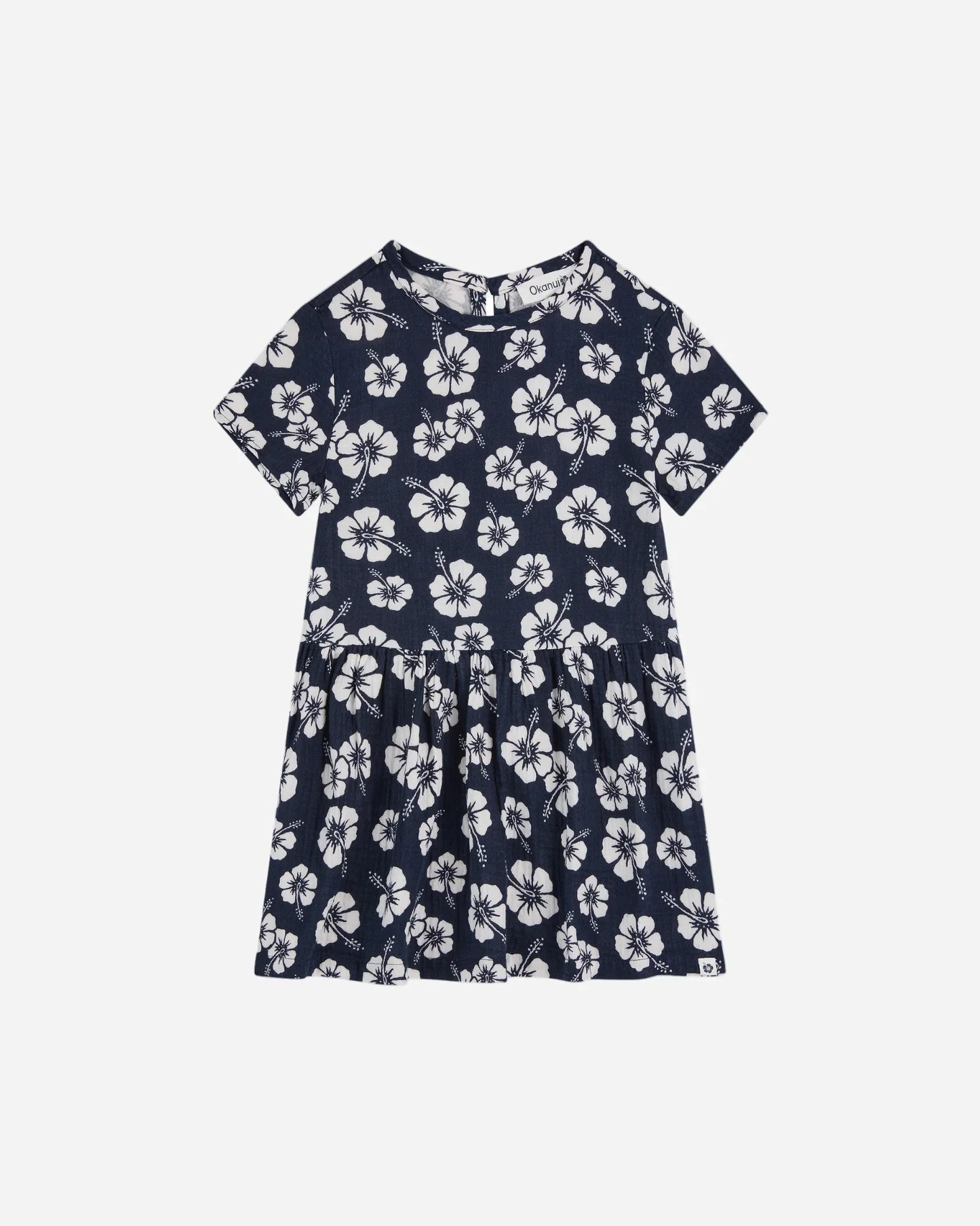Papergirl Dress - Hibiscus Navy