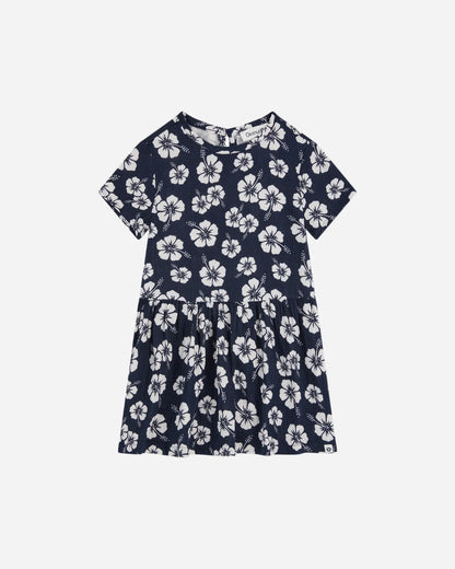 Papergirl Dress - Hibiscus Navy