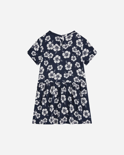 Papergirl Dress - Hibiscus Navy