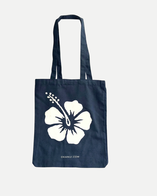 Okanui Calico Bag - Navy