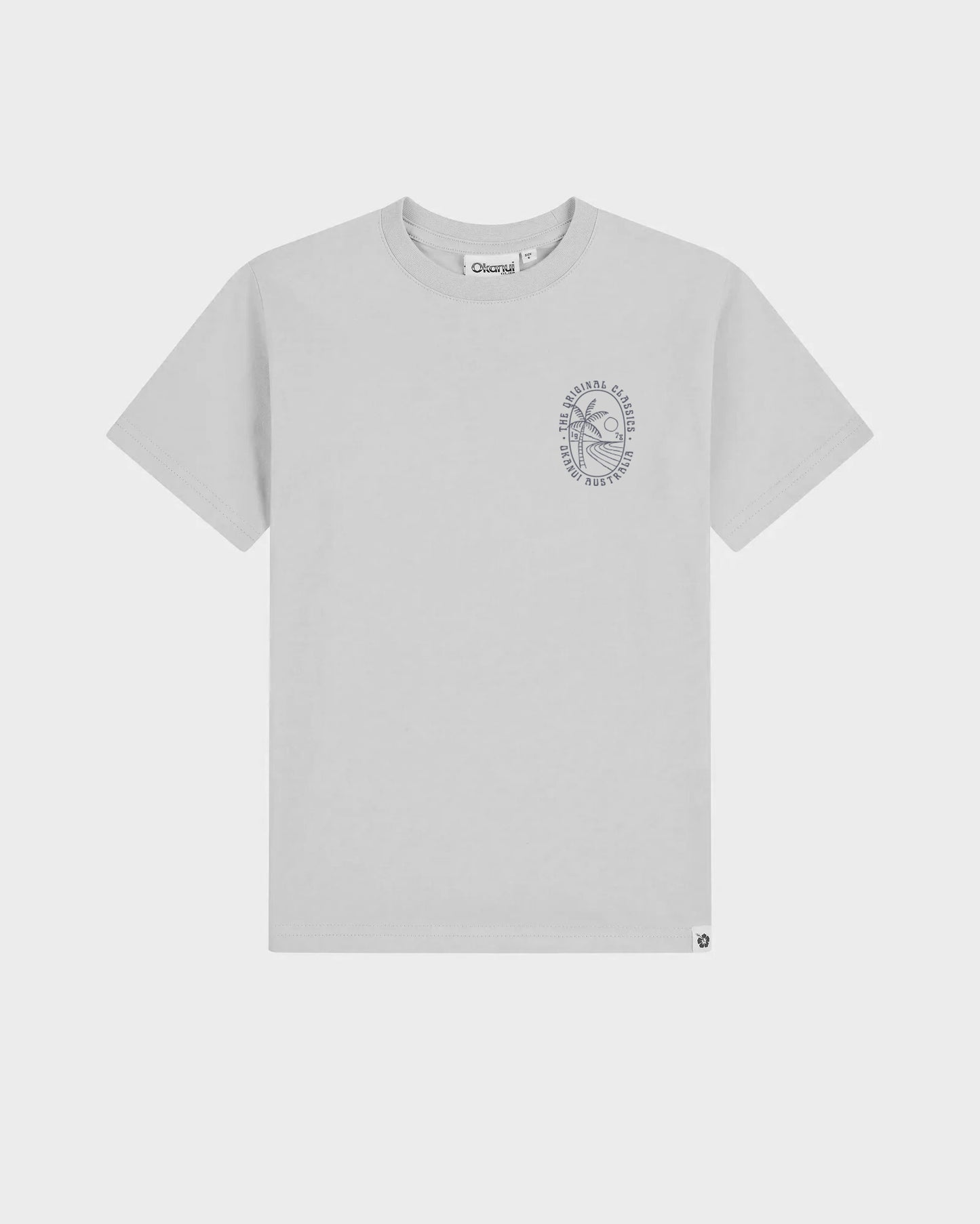 Boys Bayview T'Shirt - Washed Grey