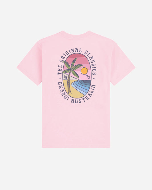 Boys Bayview T'Shirt - Washed Pink