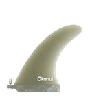 White Okanui The Bucket Mid Length Surfboard white fins accessories