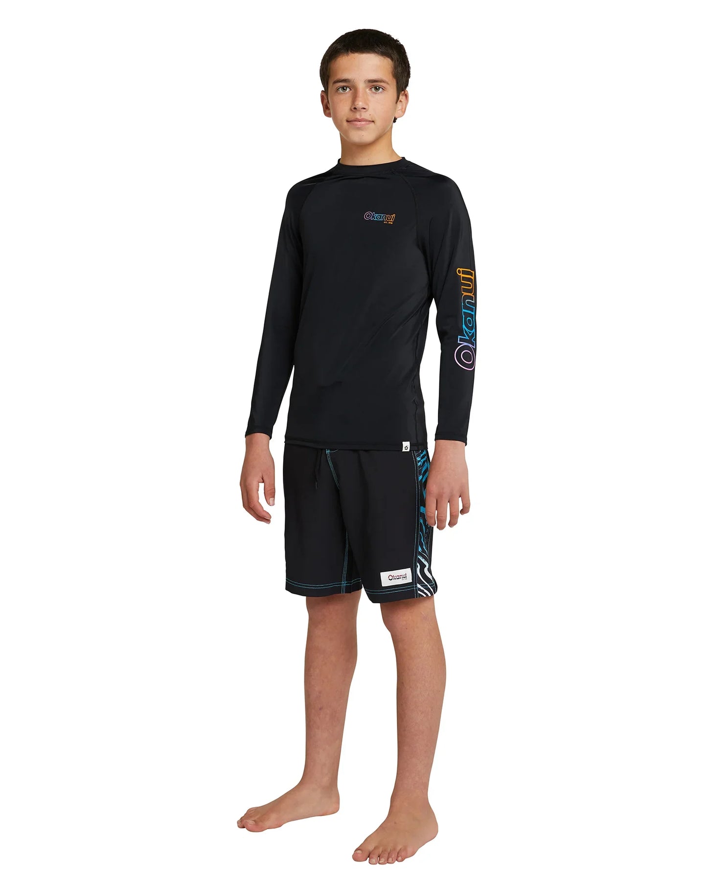 Boys - Boardrider Boardshort - Whirlpool - Black