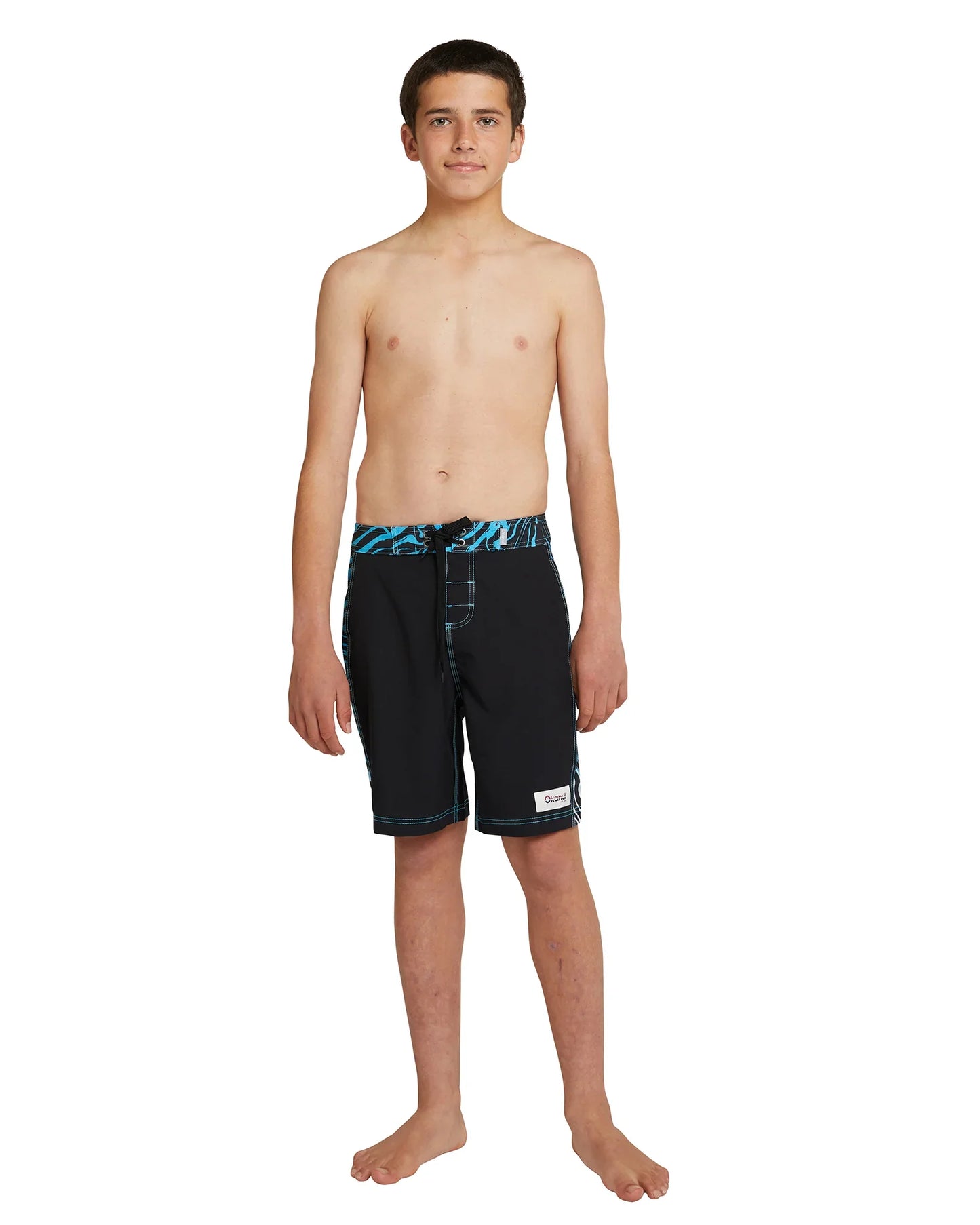 Boys - Boardrider Boardshort - Whirlpool - Black