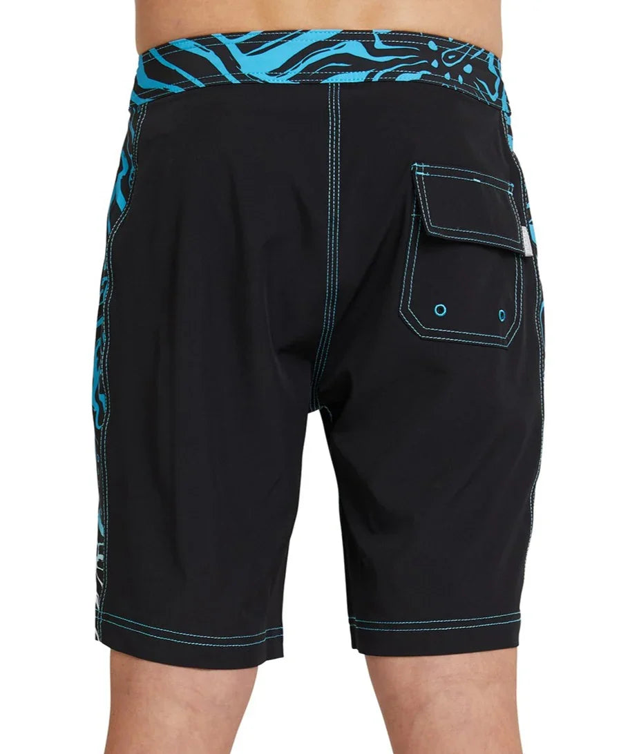 Boys - Boardrider Boardshort - Whirlpool - Black