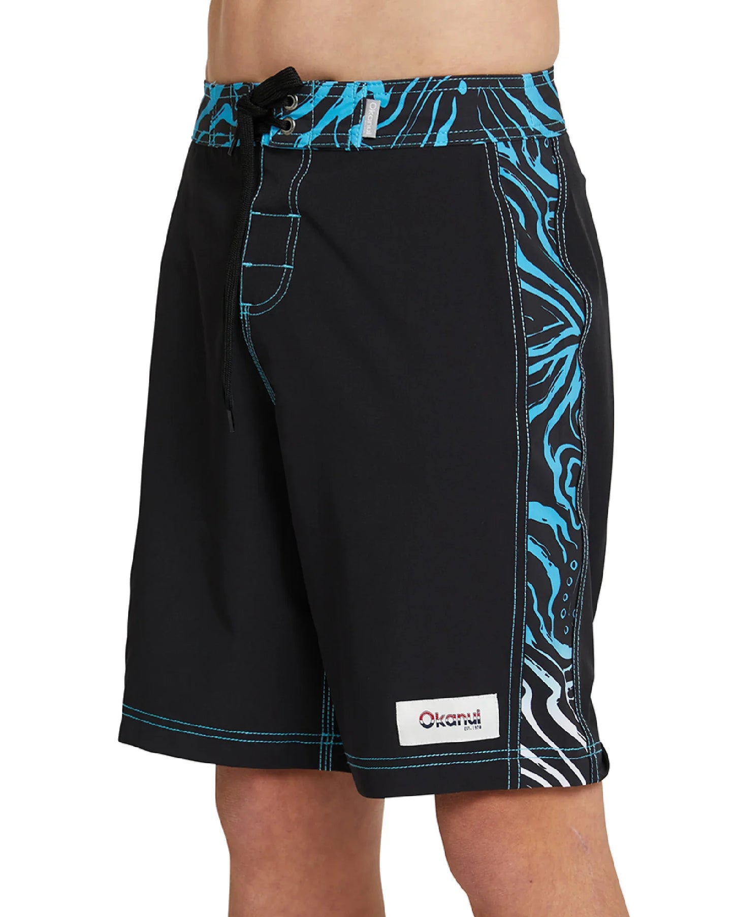 Boys - Boardrider Boardshort - Whirlpool - Black
