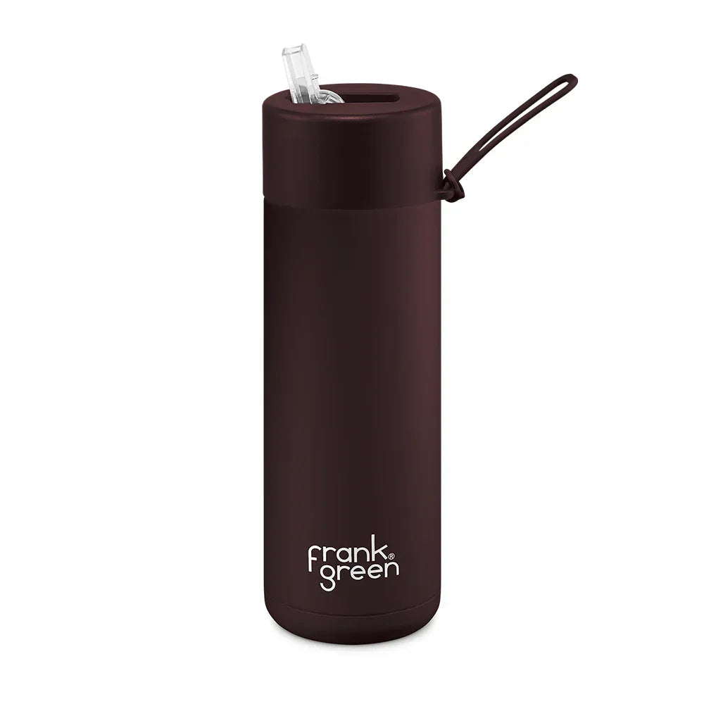 Frank Green - Drink Bottle - 20 oz - Reusable Bottle - Chocolate