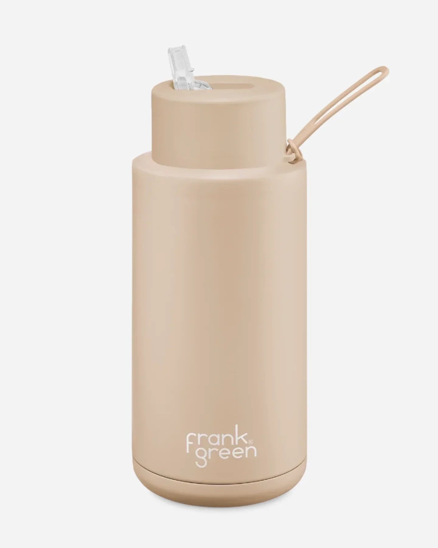 Frank Green - Drink Bottle - 34 oz - Reusable Bottle - Soft Stone