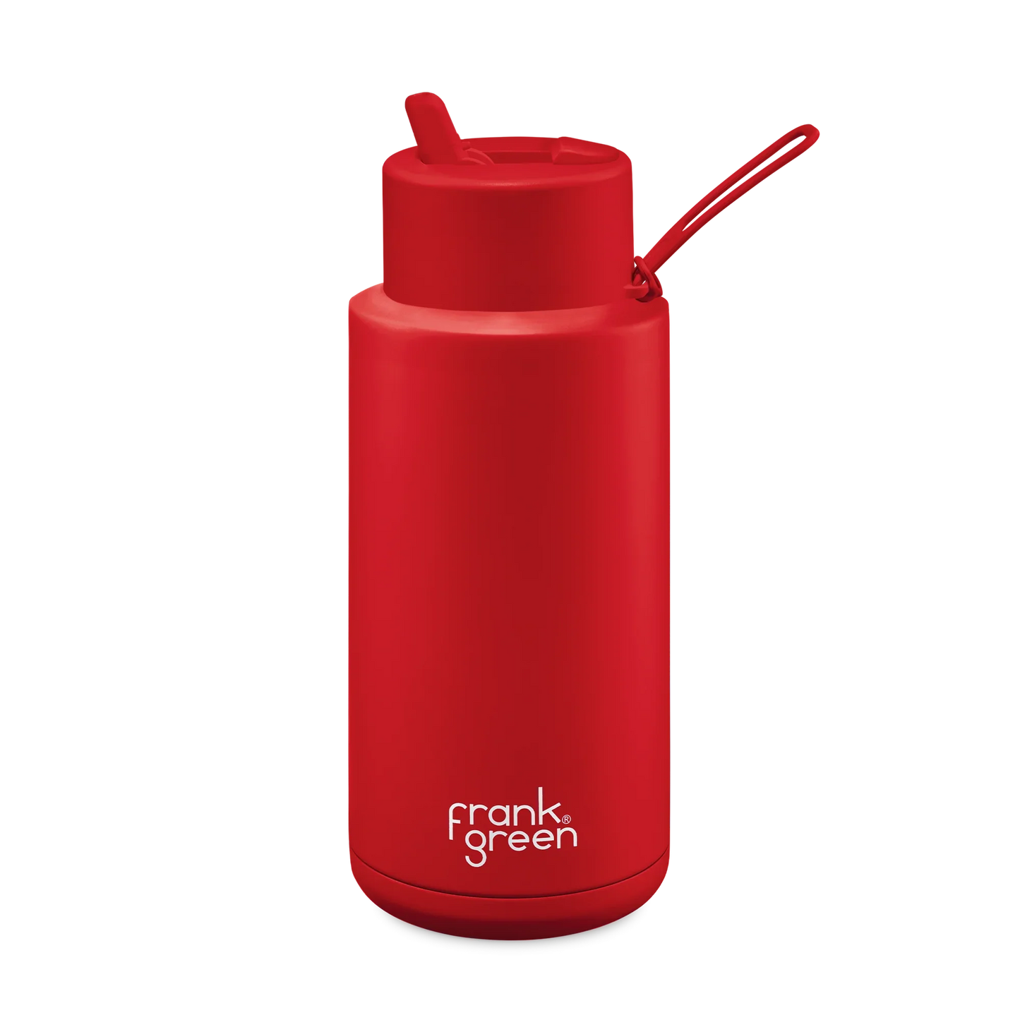 Frank Green - Drink Bottle - 34 oz - Reusable Bottle - Atomic Red