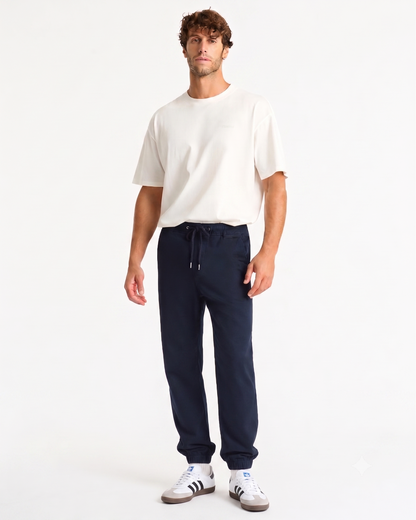 Mens Cuffed Odyssey Drill Pant - Navy
