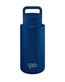Frank Green-34oz Reusable Bottle (Grip) Deep Ocean