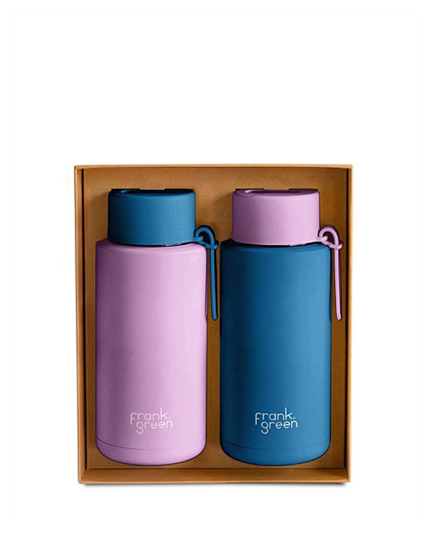Frank Green-Iconic Duo Gift Set 34oz/1L Lilac Haze/Deep Ocean