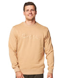 Mens - Fleece Crew - Core Crew Sweater - Pecan