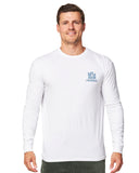 Mens - Long Sleeve T-Shirt - Jungle - White