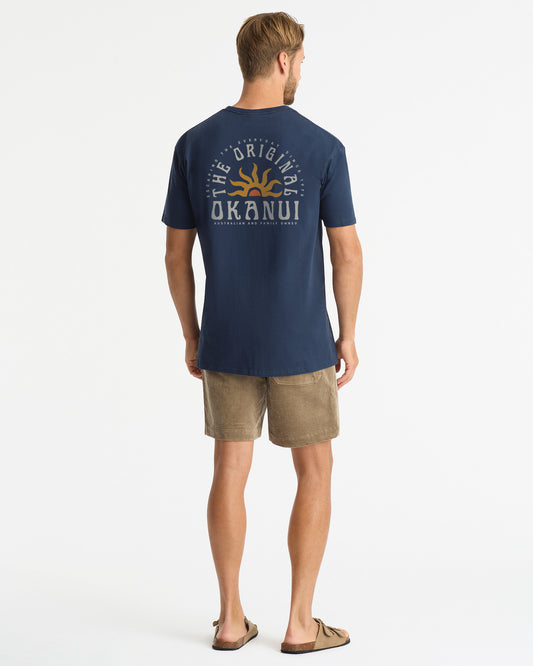 Men's - T-Shirt - Beams - Navy