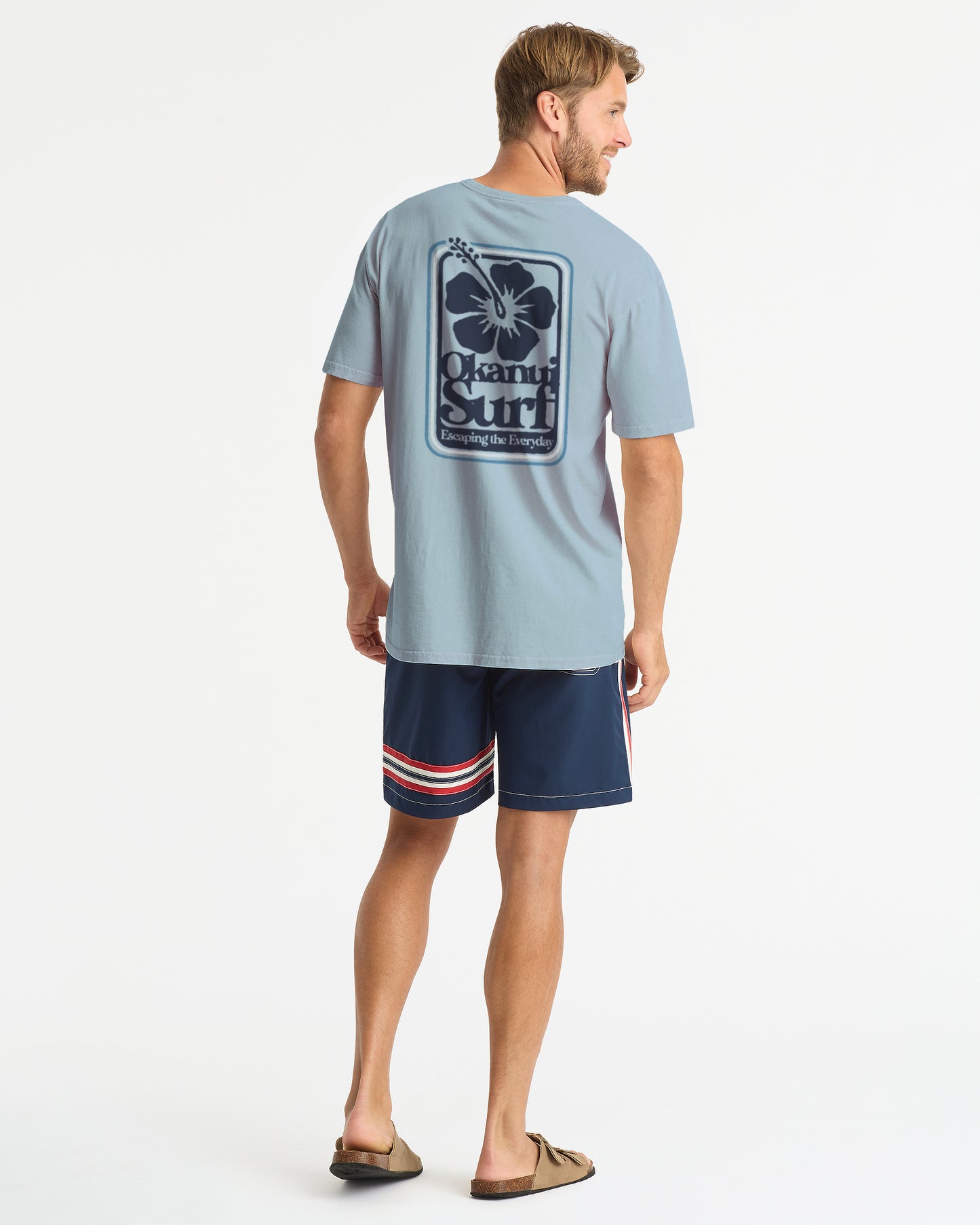 Men's - T-Shirt - Boarderline - Steel Blue