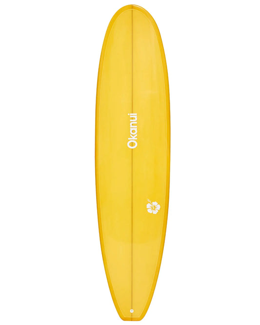 Okanui Mustard The Mini Mal Surfboard 8'0"