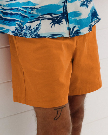 Mens - Walk Short - Castaway - Mustard