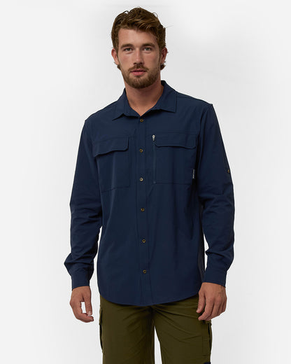 Escape LS Shirt - Washed Navy