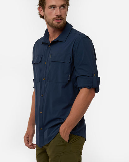 Escape LS Shirt - Washed Navy